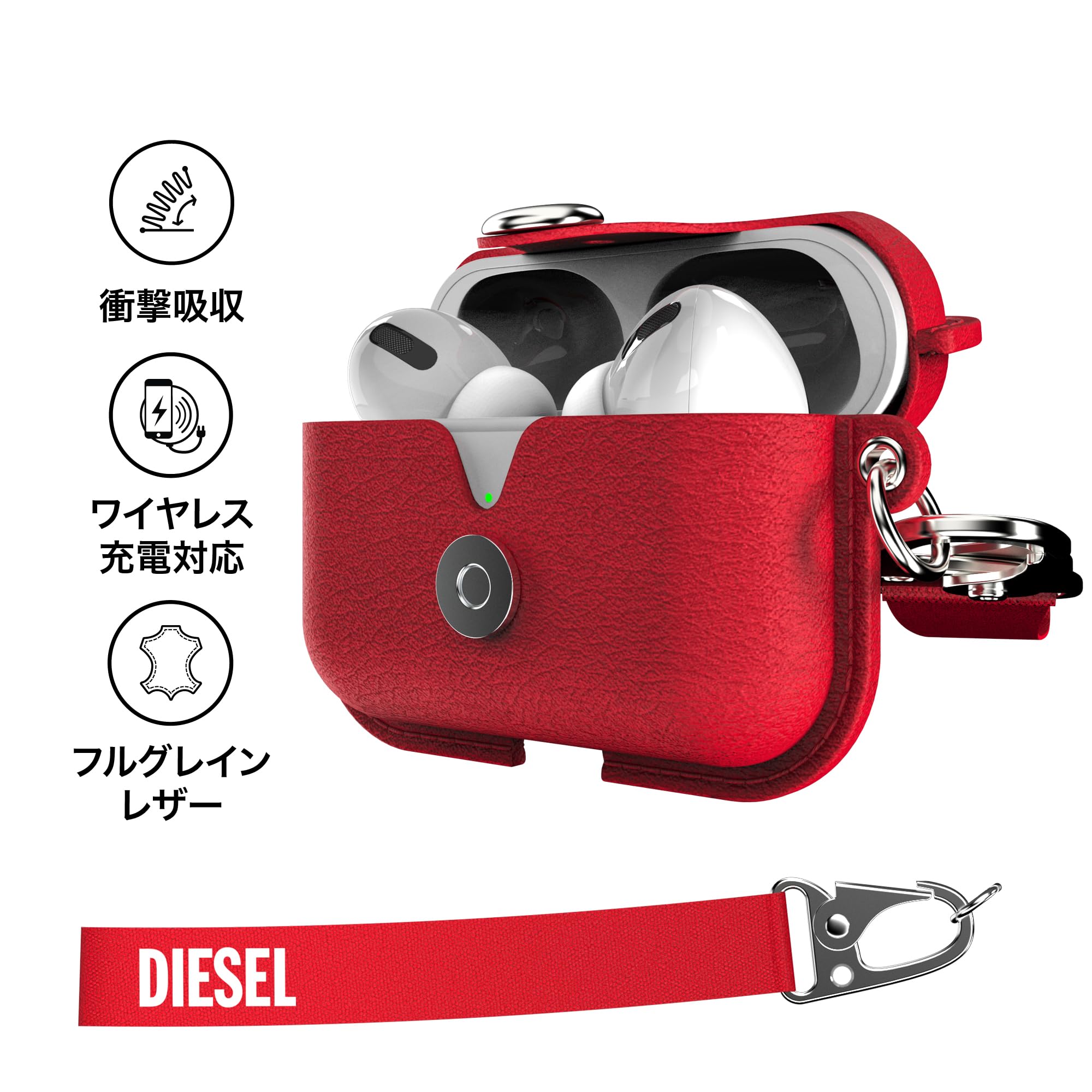 Amazon | DIESEL AirPods Pro 第1世代/第2世代 ケース プレミアム